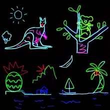 EL Wire LED Neon Christmas Party Decor #6