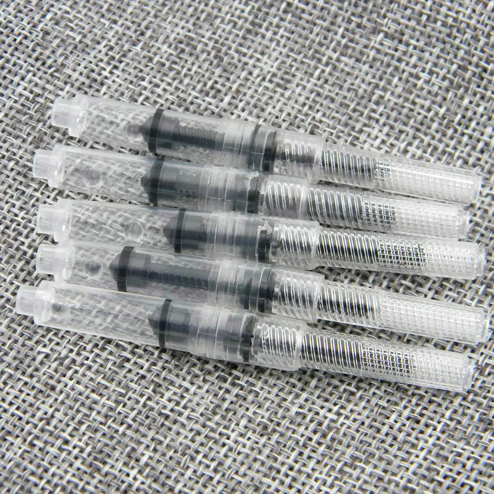 High quality brand 10pcs FOUNTAIN PEN INK CONVERTER PUMP CARTRIDGES Pen refill accessories Tool Pen