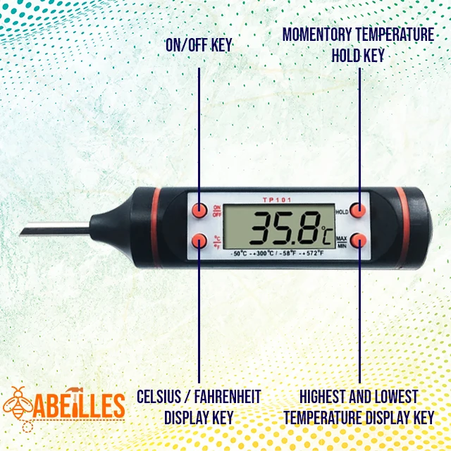 Termometro da cucina digitale TP101 con sonda a sensore