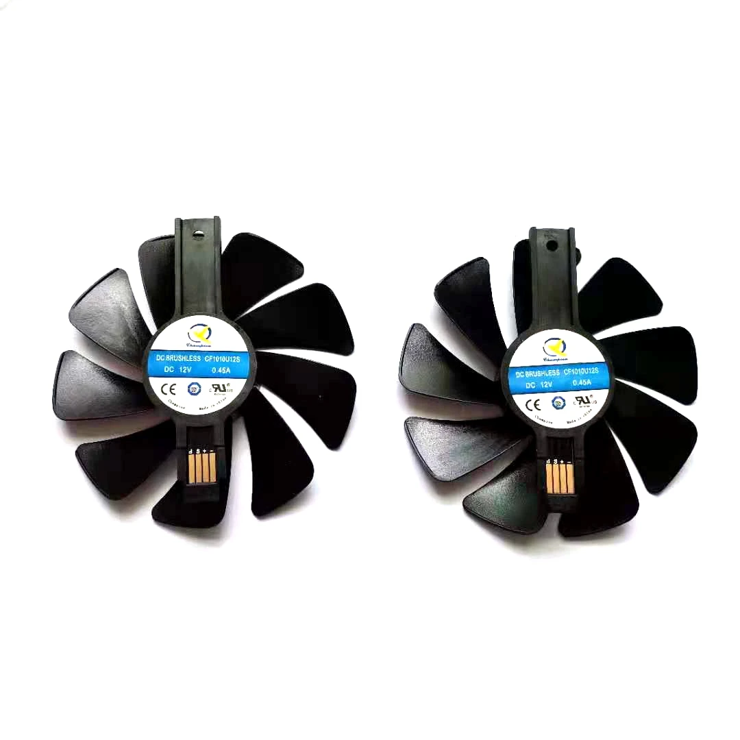 Ventilateur de refroidissement de carte graphique NITRO, 2 pièces/lot, 95mm, pour modèles RX470 480 570 580 480 Sapphire RX470 570 580 590