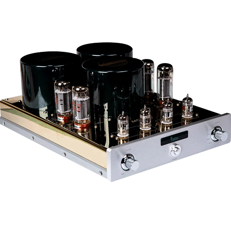 J-011 YAQIN MC-10T 統合真空管アンプ SRPP 回路 EL34*4 UL クラス AB1 パワーアンプ 2*40W 110V/220V