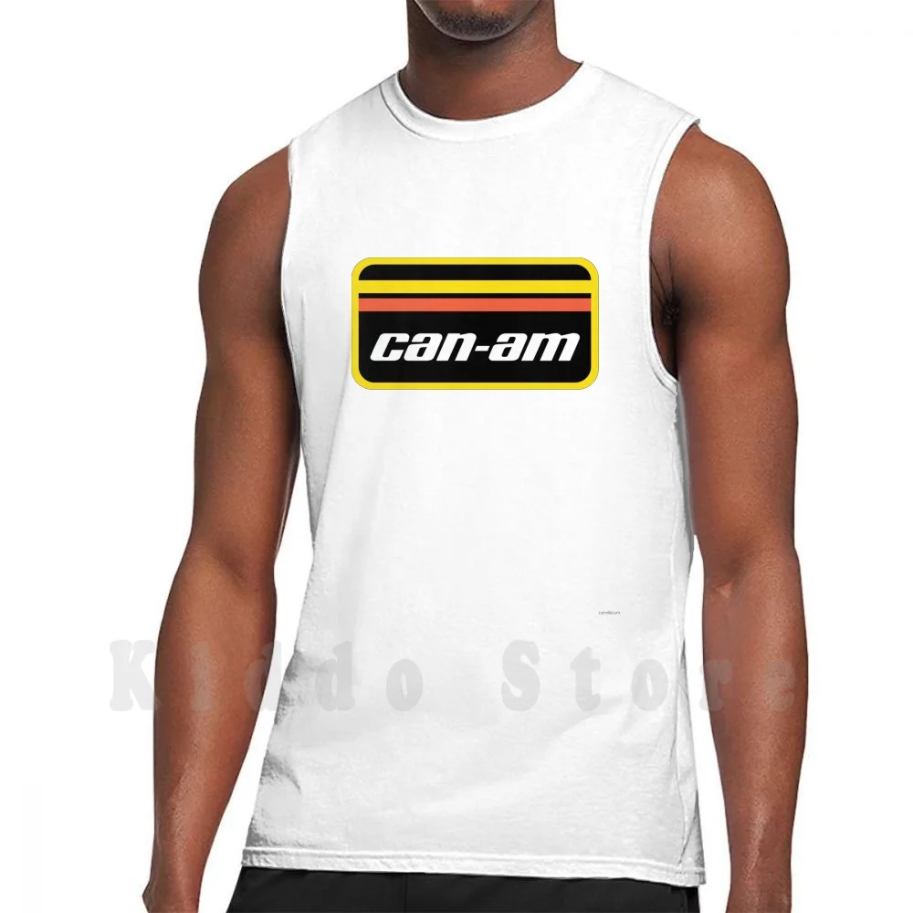 Can-Am Retro Logo Tank Tops Vest Sleeveless Can Am Can Am Atv Side By Side Outlander Renegade Maverick