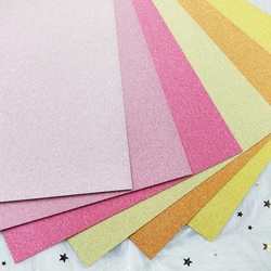 A4 Gold Pink Hight Grade Super Glitter Craft Paper Cardstock Party Gift Card Decor DIY Scrapbooking Paper Pack