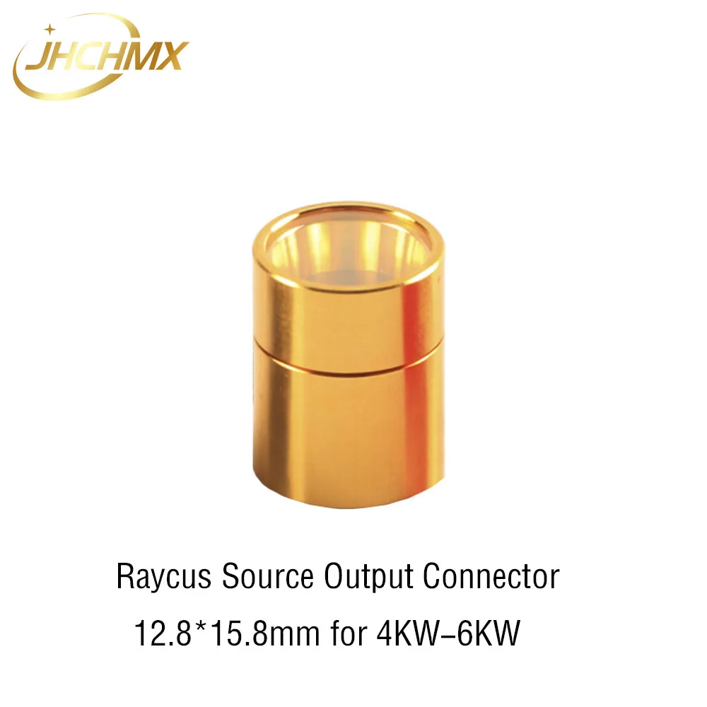 JHCHMX-conector de salida de grupo de lentes protectoras, fuente de láser de fibra Raycus, 12,8x15,8mm, 0-6KW