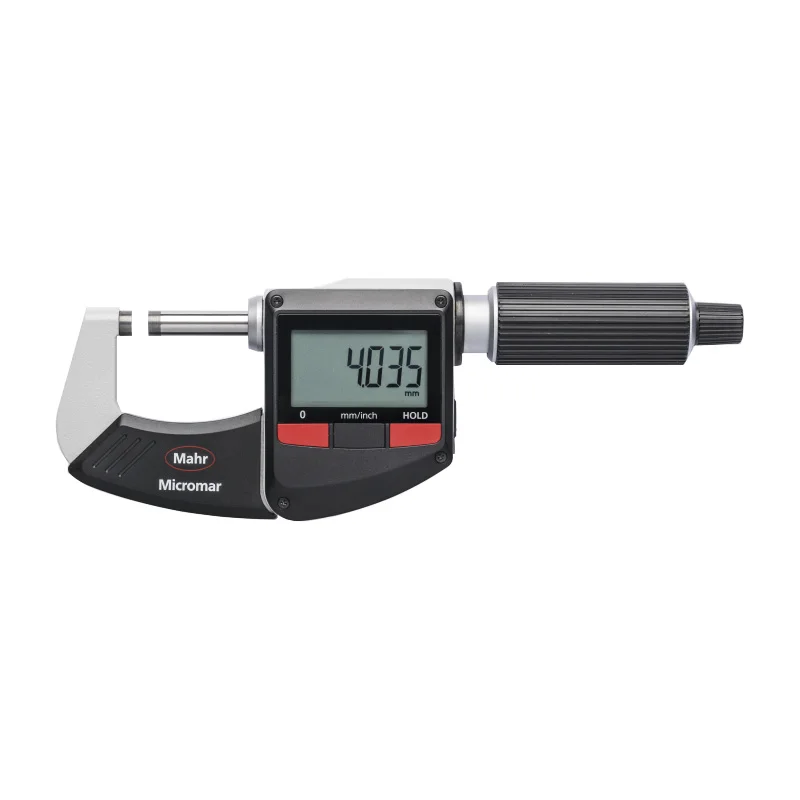 Mahr Micromar 40ER 4157010 디지털 외부 마이크로미터, 0-25mm/0 - 1 인치 0.001 / .00005 인치 해상도, 4157010 데이터 출력 없음