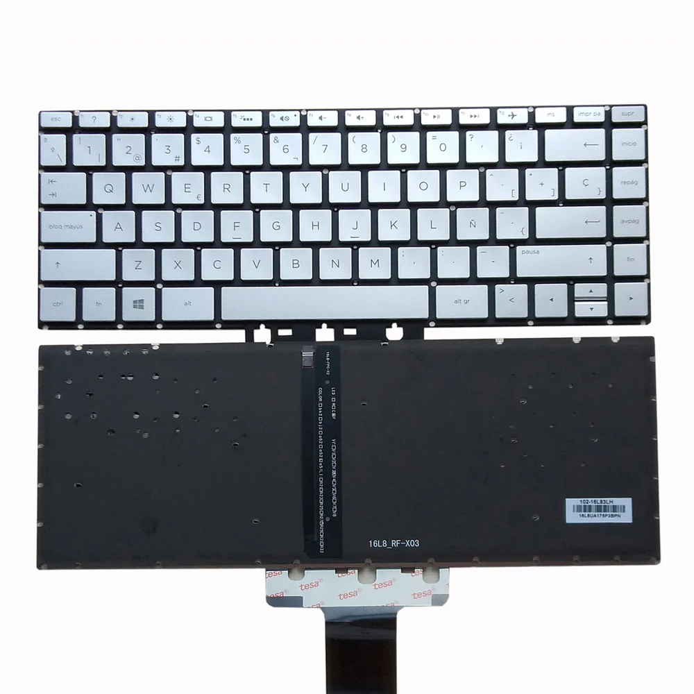 

SP/ES Spanish Laptop Keyboard Backlit For HP 14-BS 240 G6 14-BK 14-BF 14M-BA 14-CB 14-BW Spain Fit Latin 920895-071 HPM16L