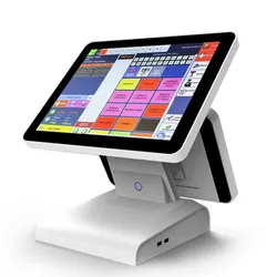 Cheapest price point of sale system cash register pos all in one 15 inch capacitive touch screen pos system for retail