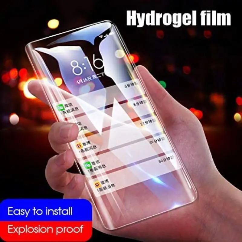 2PCS TPU Hydrogel Film For OPPO A52 A92S K5 A9 A9X F11 A11 A11X A73 A75 A79 A35 Clear Anti Dust Sensitive Soft Screen Protector