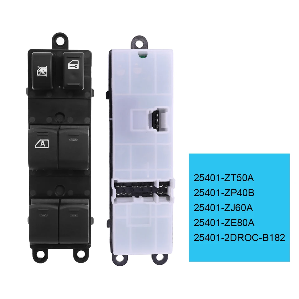 Electric Power Window Master Control Switch For Nissan Pathfinder 2005-2008 25401-ZP40B 25401ZP40B 25401 ZP40B