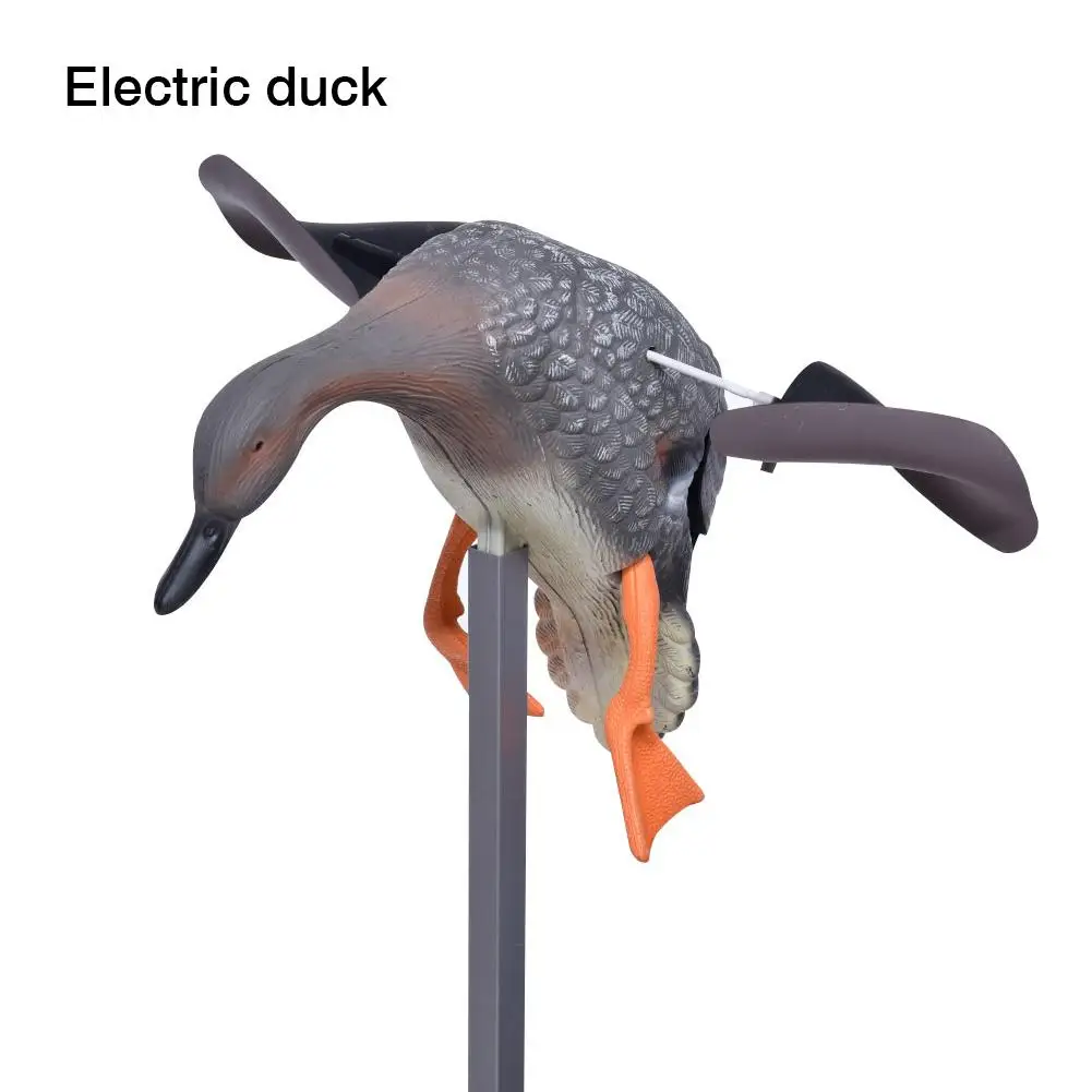 PE Hunting Bait Outdoor Outdoor Duck Decoy Electric Remote Control Or Wind Powered Motion Duck Decoy For Garden Backyard Decor