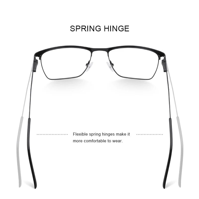 MERRYS DESIGN Men Luxury Titanium Alloy Optics Glasses Frames Male Square Ultralight Myopia Prescription Eyeglasses S2118