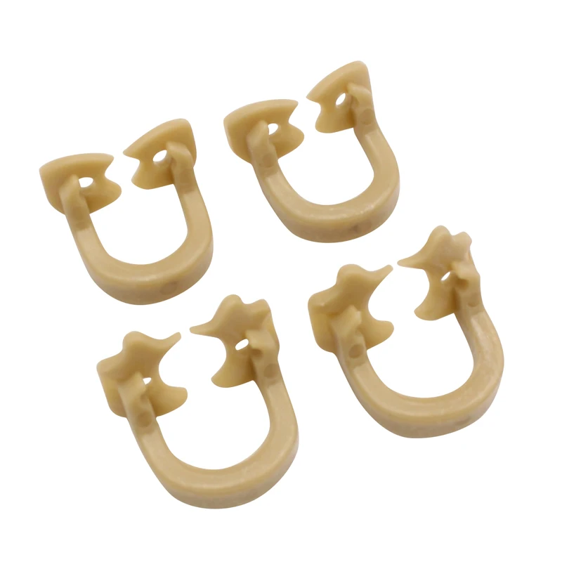 2Pcs Dental Rubber Dam Clamps Rubber Barrier Clip Resin Material For Dental Lab Instrument Dentistry Product