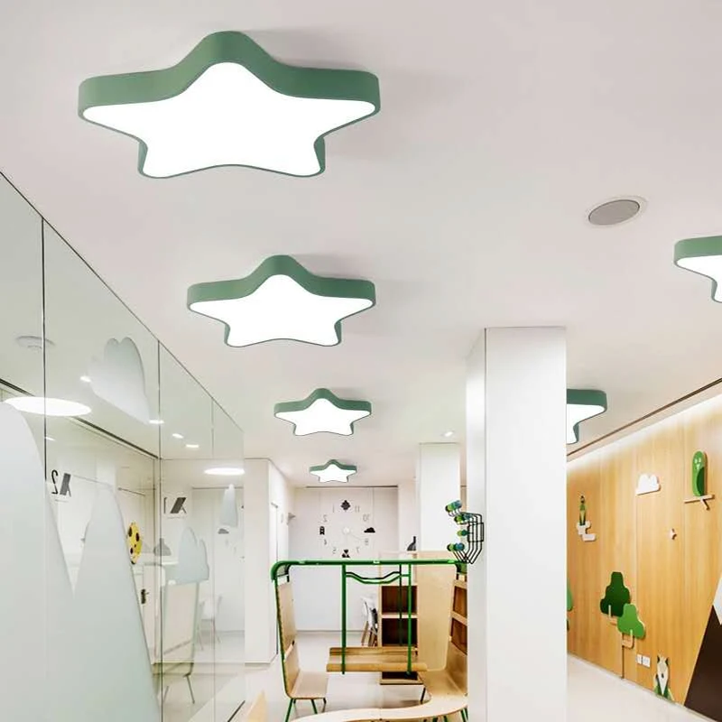 Modern bedroom LED ceiling light  kindergarten lighting pentagram ceiling light corridor light factory direct  ceiling light