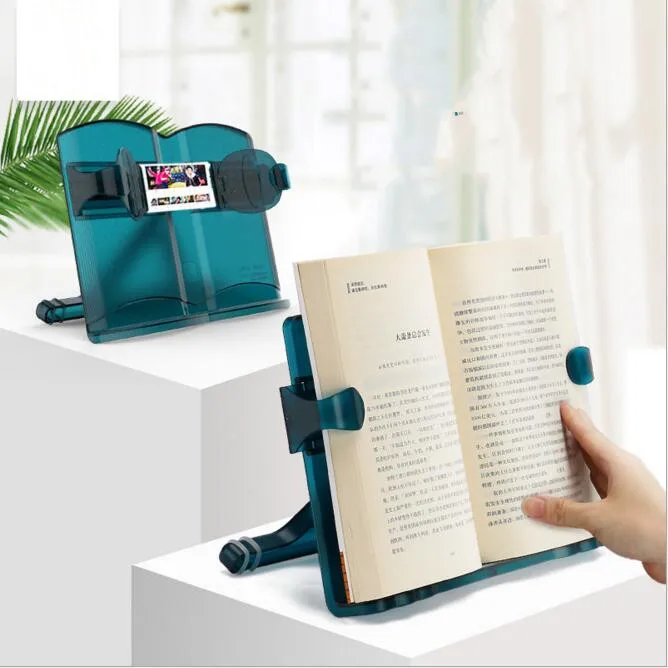 Sharkbang Multifunctional Adjustable Reading Book Holder Bookshelf Laptop Mobile Phone Book Stand Holder Kawaii Stationery