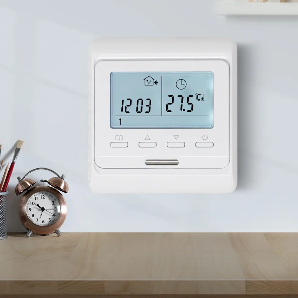 Piano digitale Regolatore di Temperatura di Riscaldamento AC 16A 220V Camera D'aria Termostato Elettrico Sistema di Modulo LCD Settimanale Programmabile