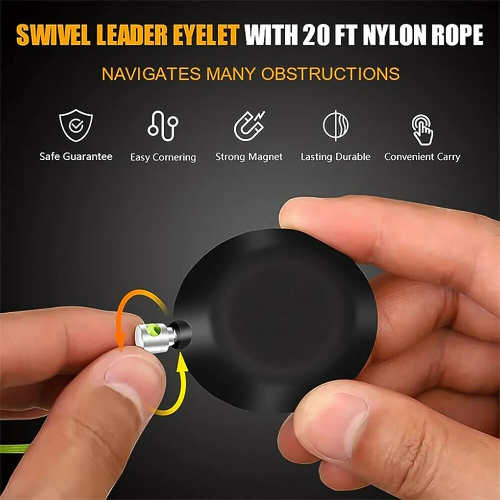 Nylon Cable Threading Machine Professional Puller Magnetic Cable Pulling System Wall Wire Fishing Tool Garden Repair Threader