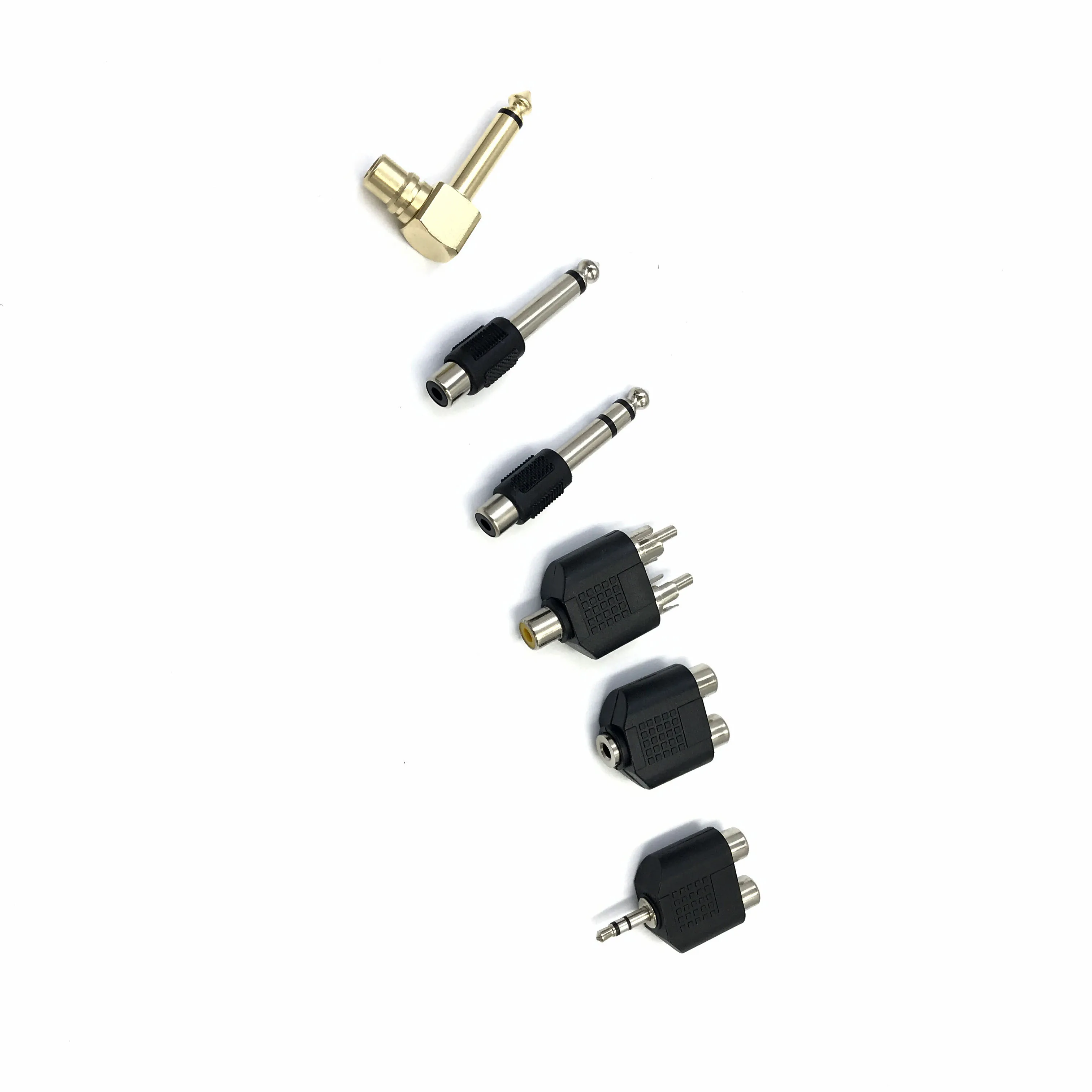 17 Soorten Rca Adapters Audio Plug Connector Rca Male Female Naar Rca 3.5Mm 6.35Mm Mono Stereo Mannelijke vrouwelijke Connector