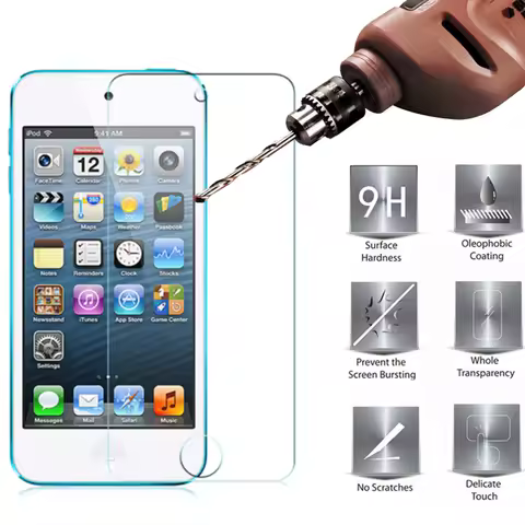 2.5D Tempered Glass For Apple iPod Touch 5 6 7 High Quality Protective Film Screen Protector for Apple iPod Touch 5 6 7