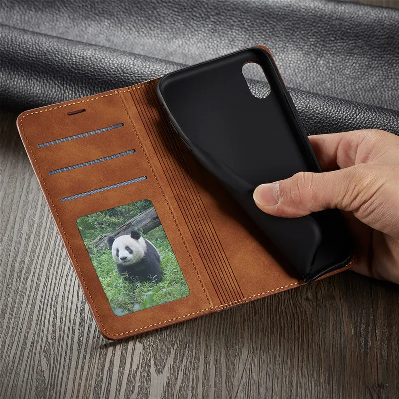 Coque Portefeuille Cuir Amoviétiques Pour IPhone 16/17 Pro/Max/Air/Plus