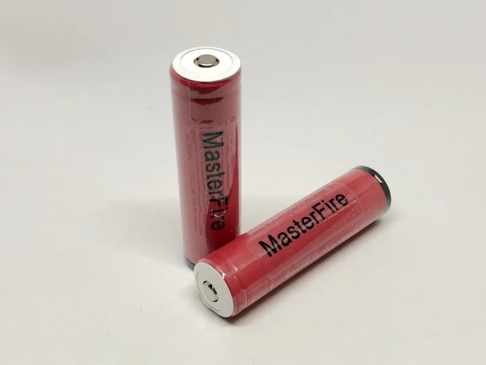 

MasterFire 2pcs/lot Original Protected 18650 Rechargeable Lithium Battery 3.7V 2600mAh Cameras Flashlights Batteries Cell