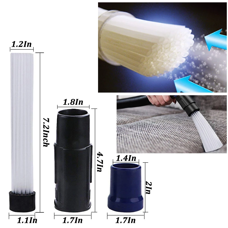 Universal Nozzle Suction Brush Head for 32mm & 35mm Vacuum Cleaner Parts Floor Carpet Brush Crevice Tool For Bed Sofa Keyboard