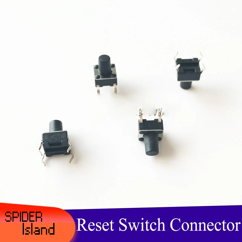

30pcs/ lot Touch Mini Switch Plug-in Button Reset Switch Connector Side Lateral Plug-in 6 * 6 * 8.5 DIP