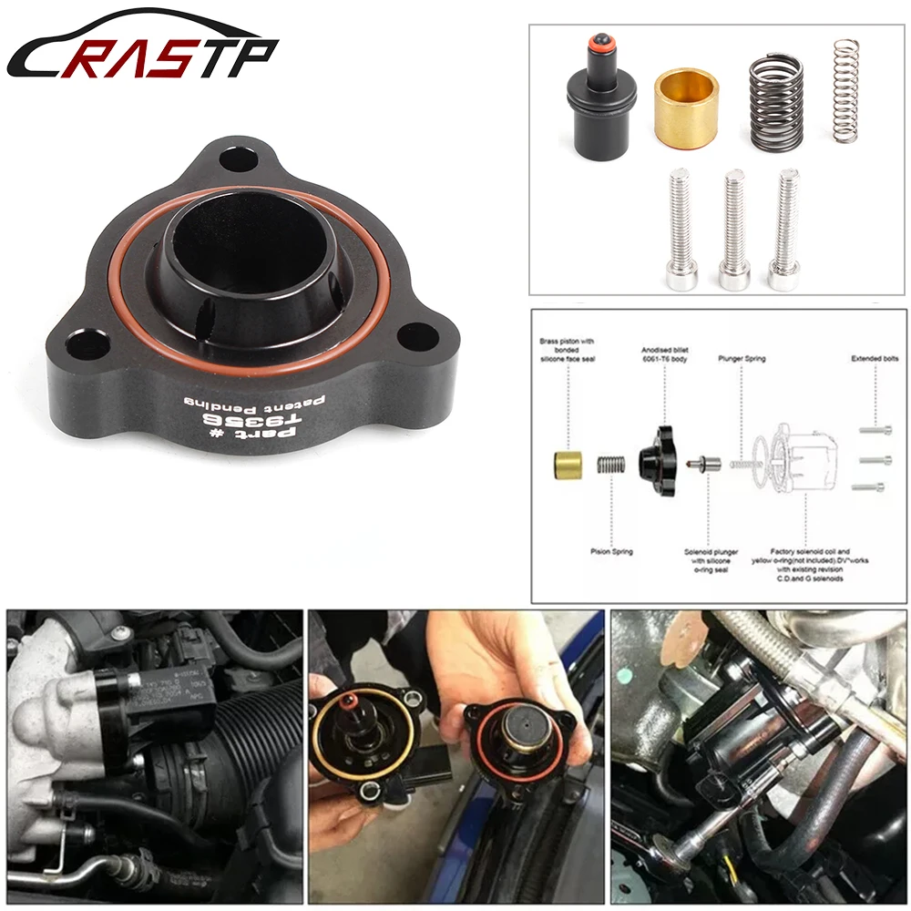 RASTP-Car Modified T9356 Turbocharged Electronic Pressure Relief Valve Base for BMW X3 RS-BOV033