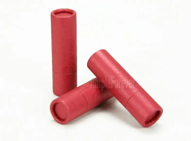 150pcs/lot Kraft Paper Empty Elegant Lipstick Tube, High Class DIY Lip Balm Package, Empty Lip Rouge Sub Container