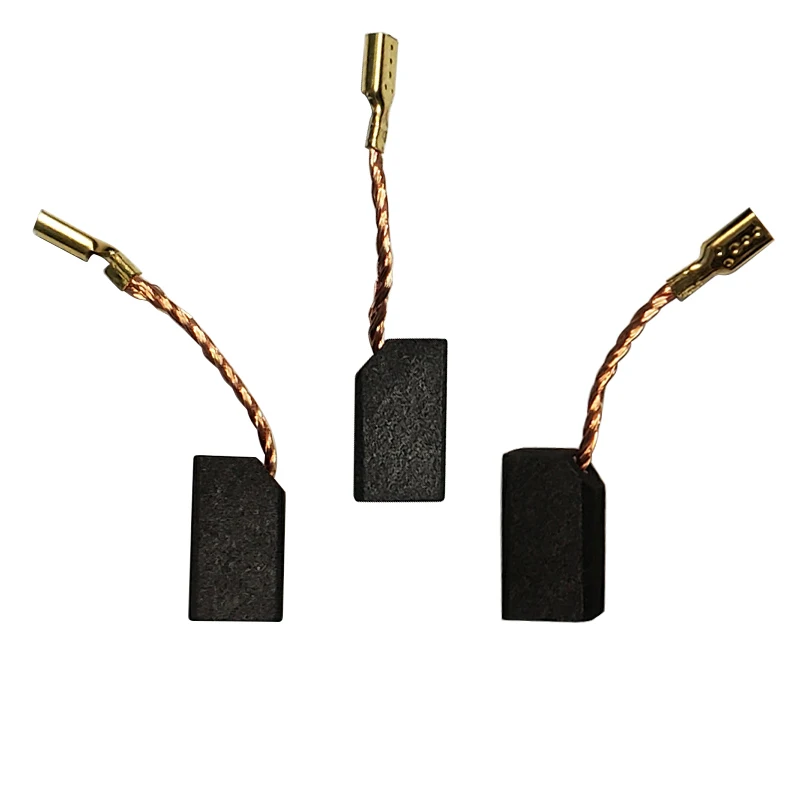10 Pcs 6*8*14mm Power Tool Carbon Brushes Electric Hammer Angle Grinder Graphite Brush Replacement For Motors Dremel Rotary Tool