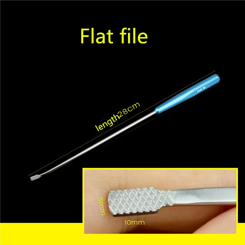 

Orthopedic instrument medical hip Knee joint cross Cruciate ligament restoration recovery sport medicine PCL DCL Flat Bone file