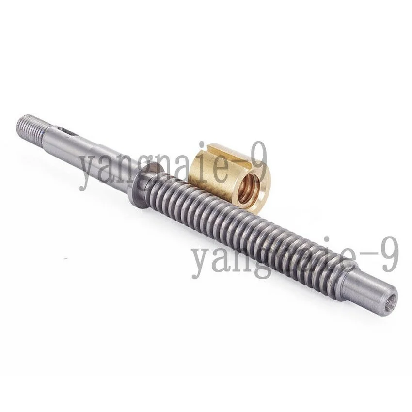 1Set CNC Lathe Part Tailstock Lead Screw & Nut C6132C6140A1 Total Length 260mm New