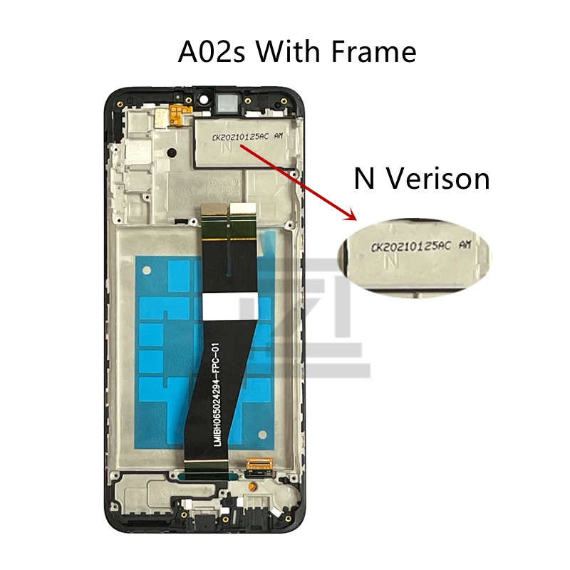 For Samsung Galaxy A02S LCD Display A025 Touch Screen Digitizer Assembly with Frame A025F A025G A025M replacement+tools 6.5\