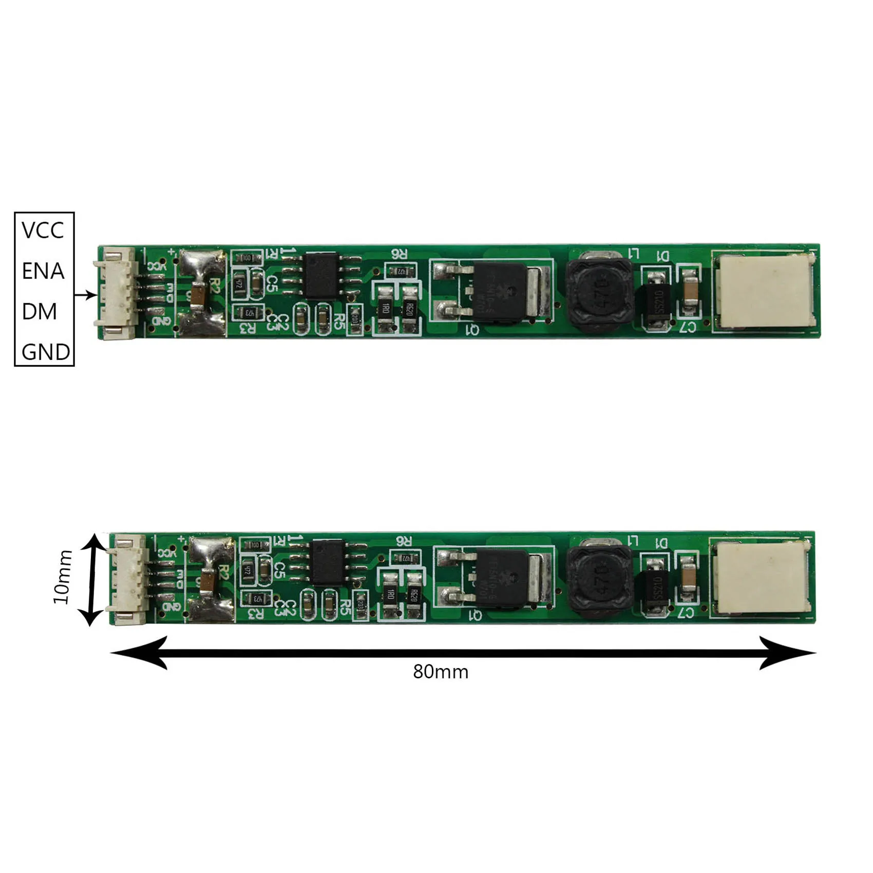 Комплект светодиодных лент для подсветки с преобразователем CCFL для 7-дюймового ЖК-монитора с диагональю 17 дюймов