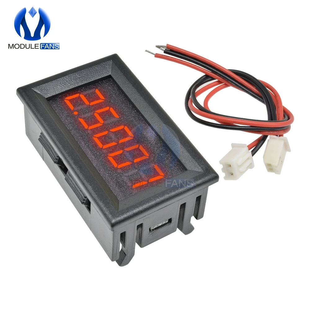 Mini Rot/Blau/Gelb/Grün 0,36 Zoll 5-stellige digitale LED-Anzeigebuis Präzisions-Digitalvoltmeter Spannungsmesser Panel 0,36 Zoll – Detail 4