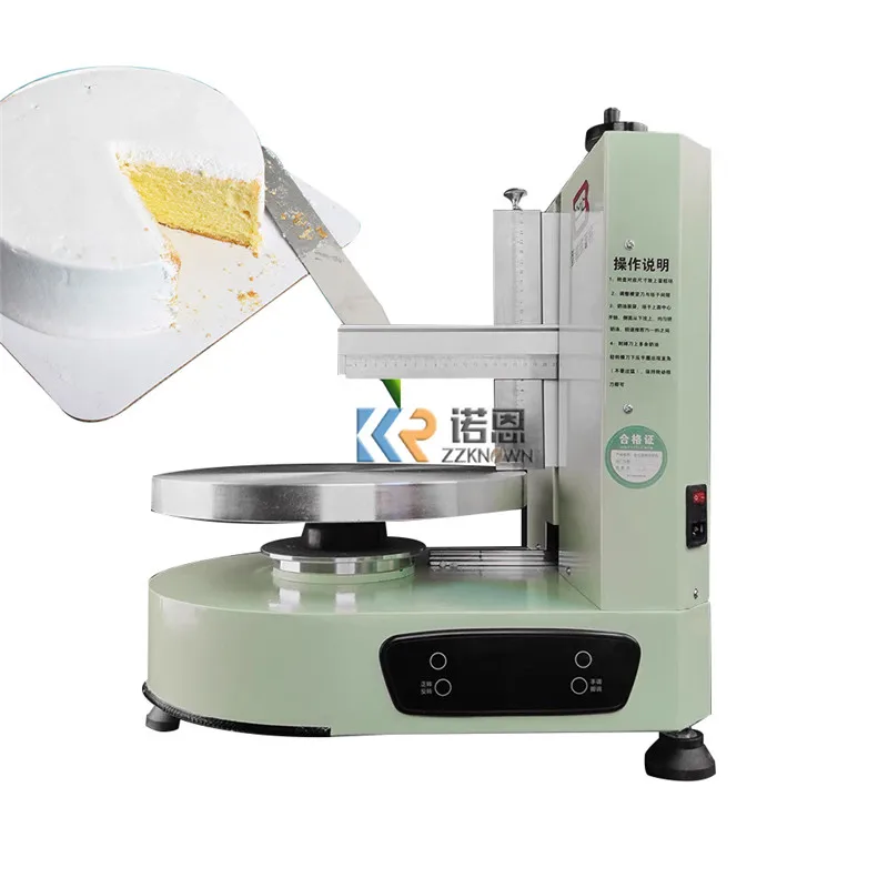 

Automatic Round Cake Cream Coating Filling Machine Cake Bread Cream Decoration Spreader Machine for Birthday