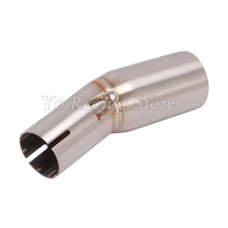 Slip On For KYMCO AK550 AK 550 Motorcycle Exhaust System Escape Stainless Steel Middle Link Pipe Connecting 51mm Moto Muffler