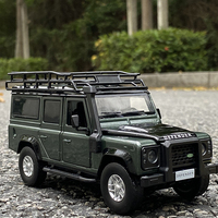 1:32 Range Rover Defender Alloy Car Model Diecast Metal Toy Off-Road Vehicles Car Model Simulation Collection Childrens Toy Gift