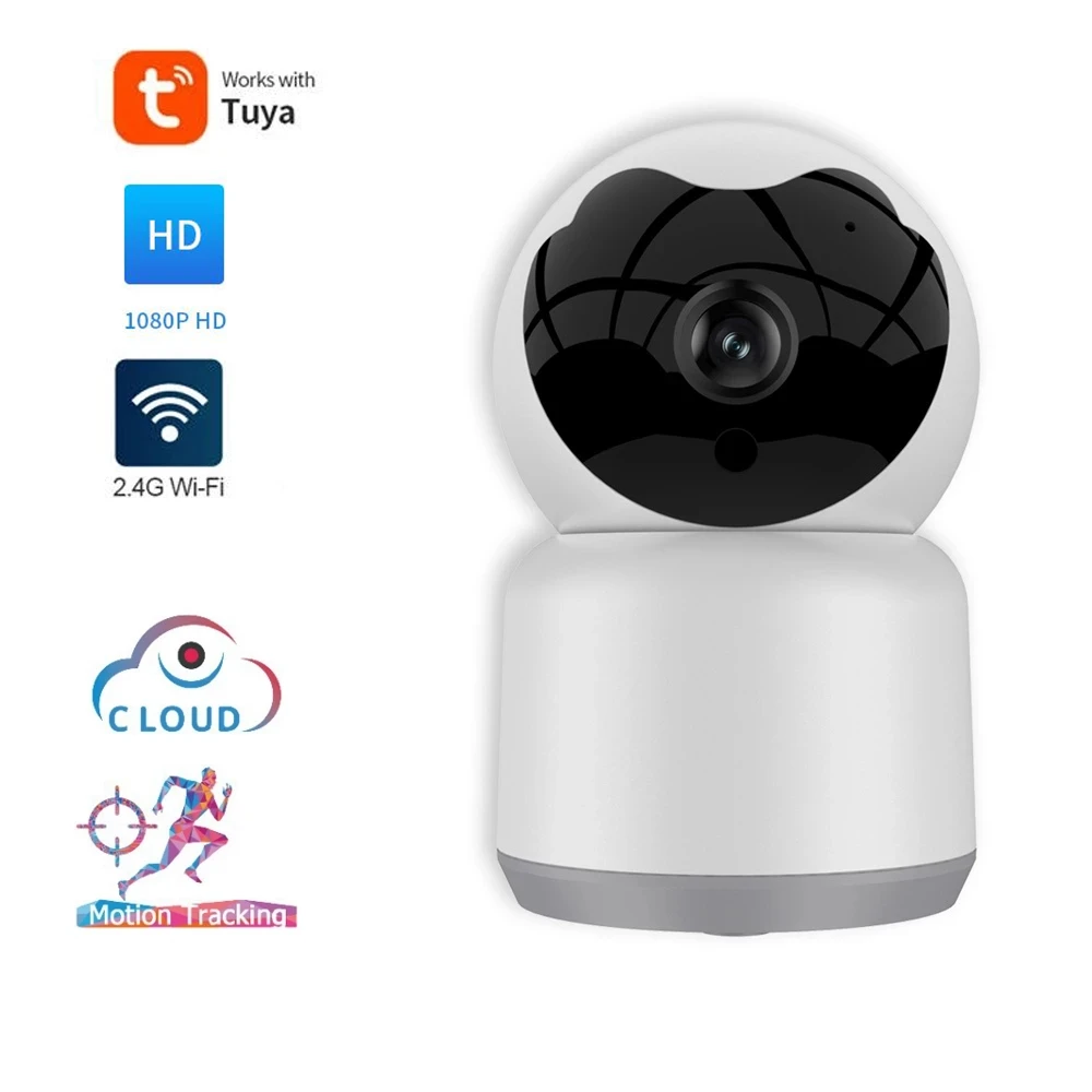 

2MP Tuya Smart Mini WiFi IP Camera Indoor Wireless Home Security Human Detect CCTV Surveillance Camera