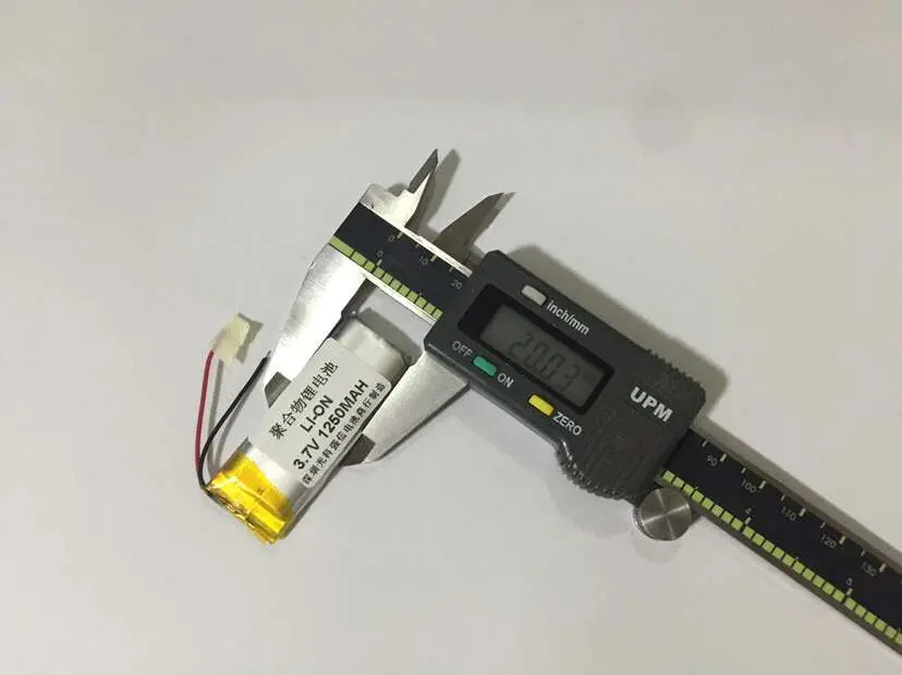 Buy more will cheap capacity polymer li-ion battery 3.7 V 602052 1250 mah GPS radio/equipment/mini toy solar LED model