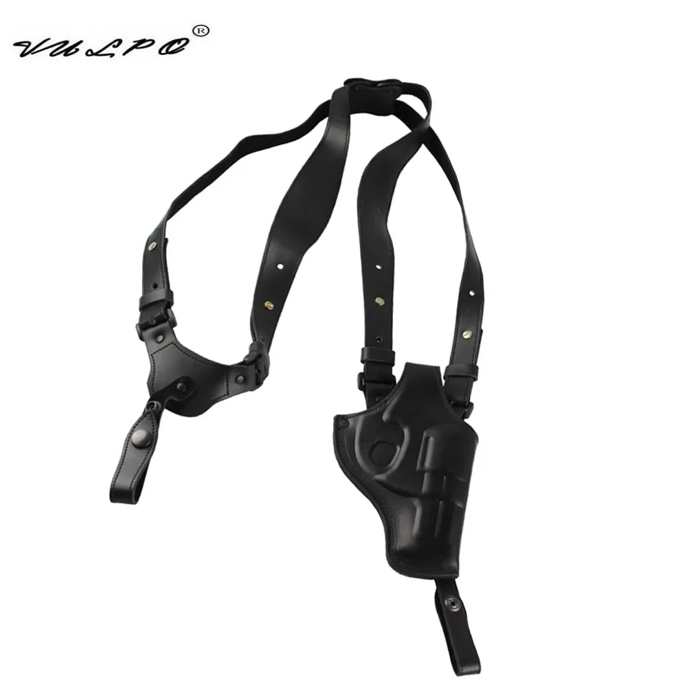 

VULPO Tactical Pistol Holster Leather Shoulder Holster For Revolver