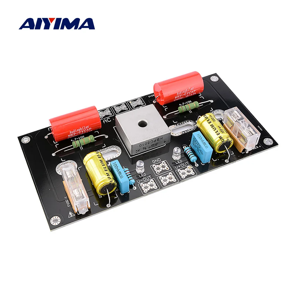 AIYIMA Rectification Filter Power Supply Rectifier Filter Capacitor Board 50A 1000V DIY For High Power Amplifier Audio Board