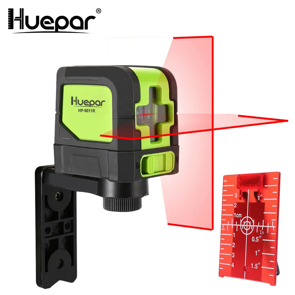 Huepar Laser level Red BeamCross Line Laser Self leveling Line Vertical Horizontal Red