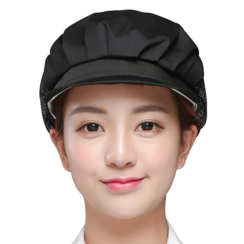 Men Women Chef Hat Restaurants Accessories Dustproof Cooking Cap Breathable Hotel Cook Cap Work Uniform Elastic Kitchen Hat