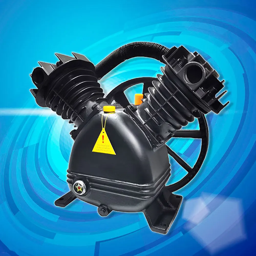

Industrial Air Compressor Head Belt Type High Pressure Air Pump Universal Machine Head Accessories Piston Air Compressor Pump