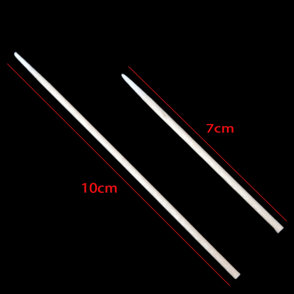 100/300Pcs ไม้ผ้าฝ้าย Swab เล็บทำความสะอาด Sticks Buds เคล็ดลับไม้ผ้าฝ้าย Swab เล็บรายละเอียด Corrector เล็บเครื่องมือ