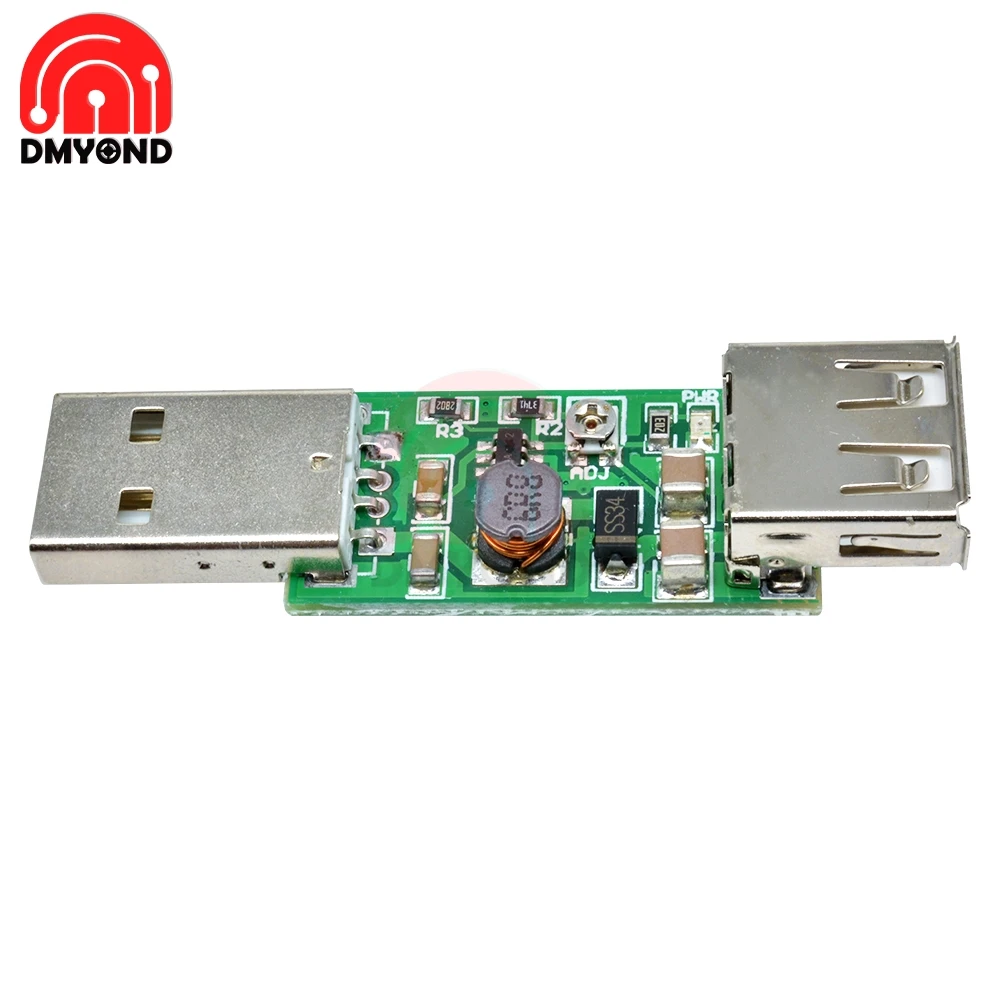 Usb DC-DC Dc 5V Naar 6-15V Step Up Boost Regelbare Output Module Converter Volt Voltage Omvormers voeding Transformator Module