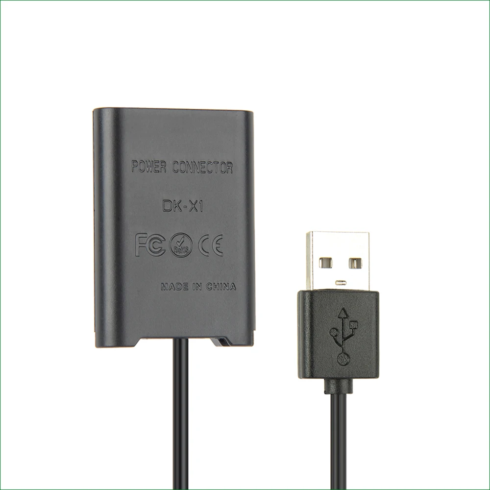 NP-BX1 NP BX1 Dummy แบตเตอรี่ DK-X1สายไฟ DC Power Bank สาย USB สำหรับ Sony DSC-RX100M3 RX100M4 RX100M5 RX100M6 RX100M7