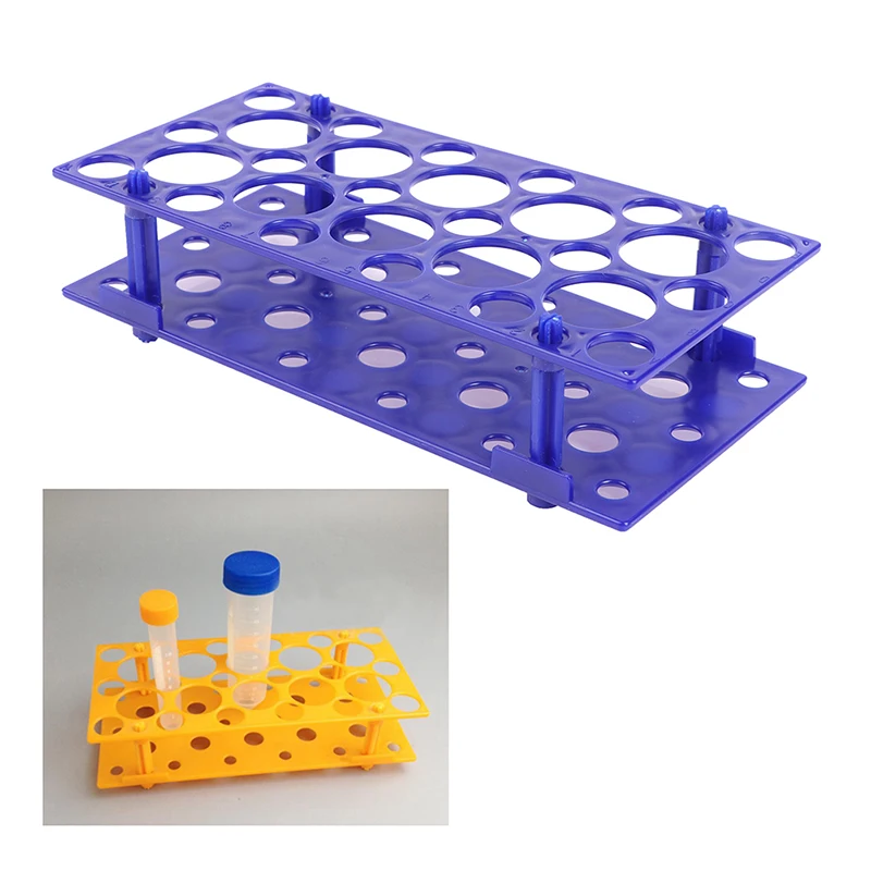 28 Holes Plastic Centrifuge Tube Rack 10/15/50ml Laboratory Analysis Equipment