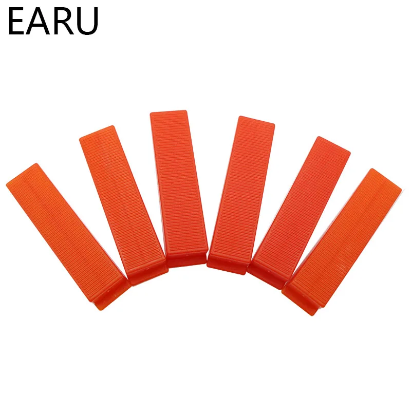 100pcs Red Wedges Plastic Ceramic Tile Leveling System Tiling Floor Wall Carrelage Tools Spacers Locator Leveler Level Wholesale