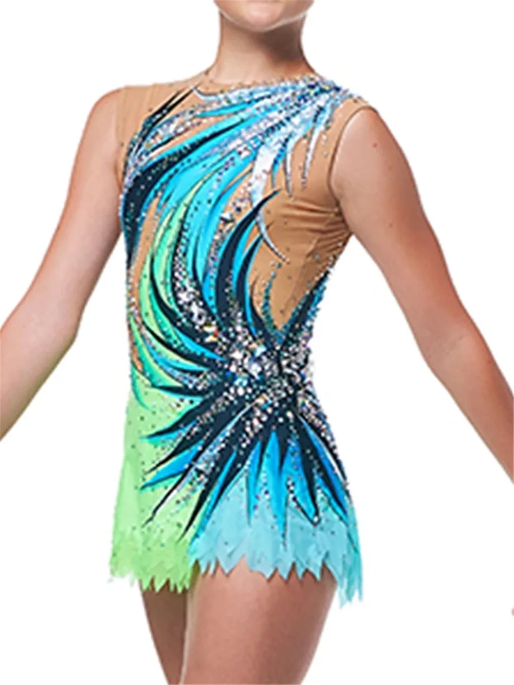 LIUHUO Figure Skating Dress Women\'s Girls\' Ice Skating performance Rhythmic gymnastics competition Dance Leotard ArtisticCostume